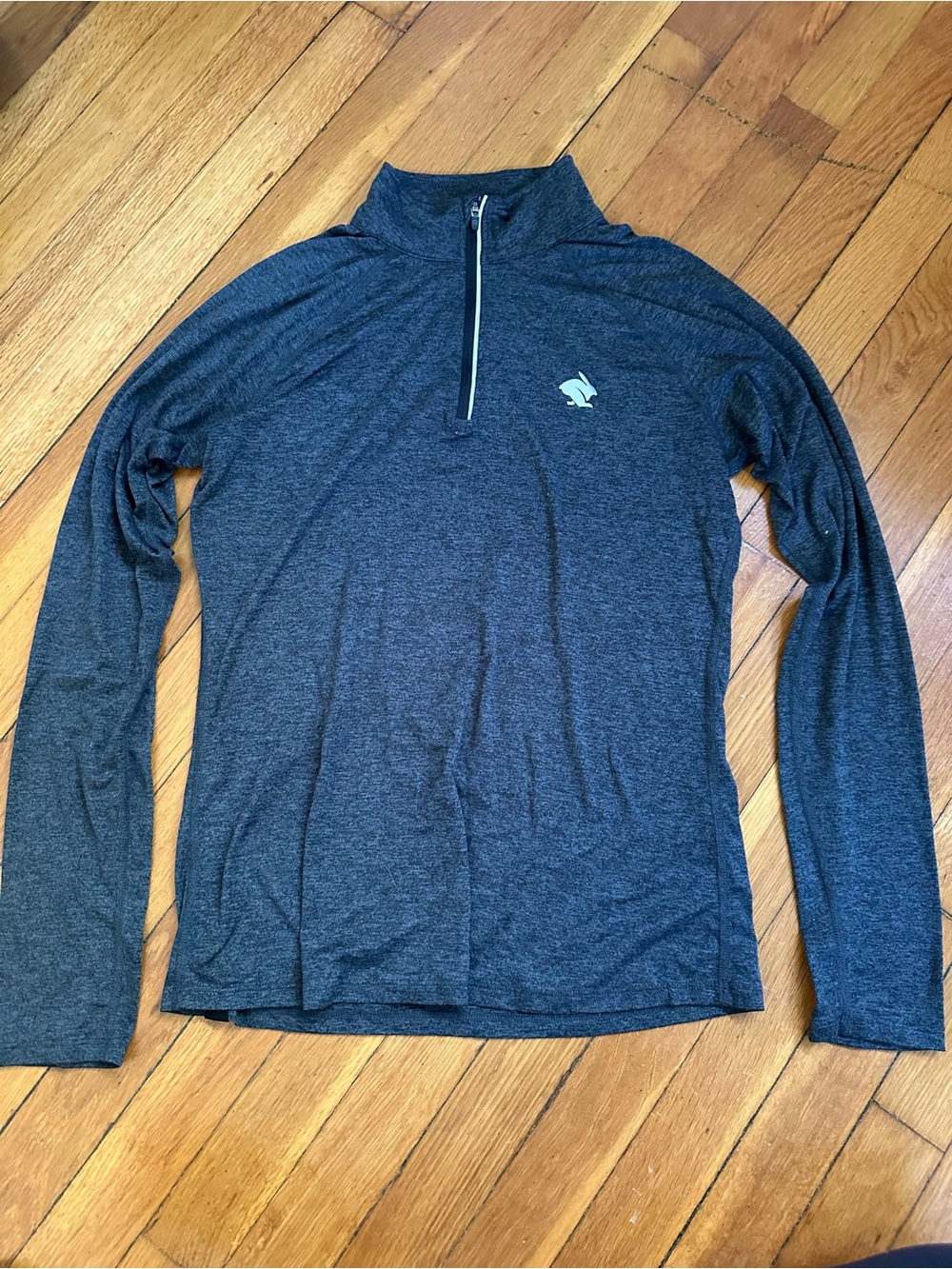 Performance Quarter-Zip Muscle Tee - Charcoal